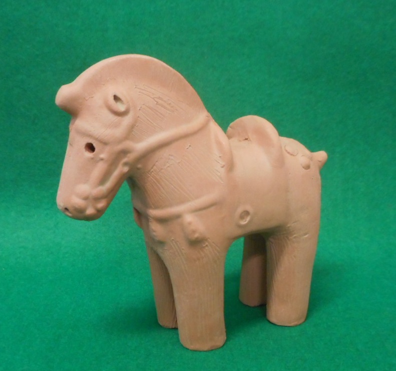 埴輪 飾り馬（はにわ かざりうま） 馬形埴輪 - 彫刻